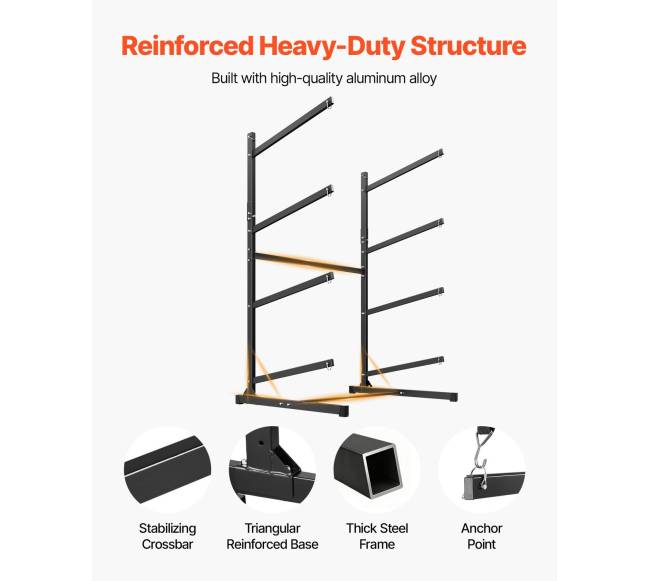 Keturvietis baidarių laikymo stovas3