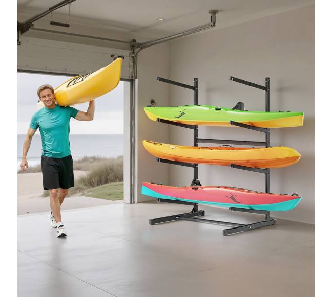 Keturvietis baidarių laikymo stovas7