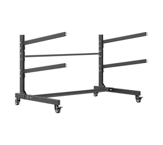 Dviejų baidarių laikiklis su ratukais9