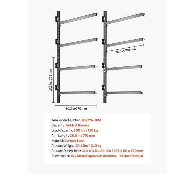 Lyžių laikiklis 4 baidarėms5