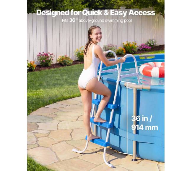 Baseino kopėčios, 3 laipteliai ir C rėmas, įėjimuiišėjimui1