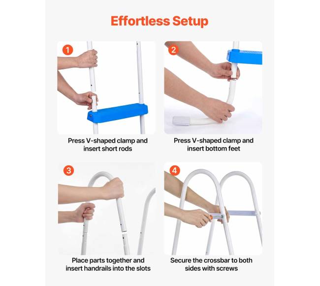 Baseino kopėčios, 3 laipteliai ir C rėmas, įėjimuiišėjimui5