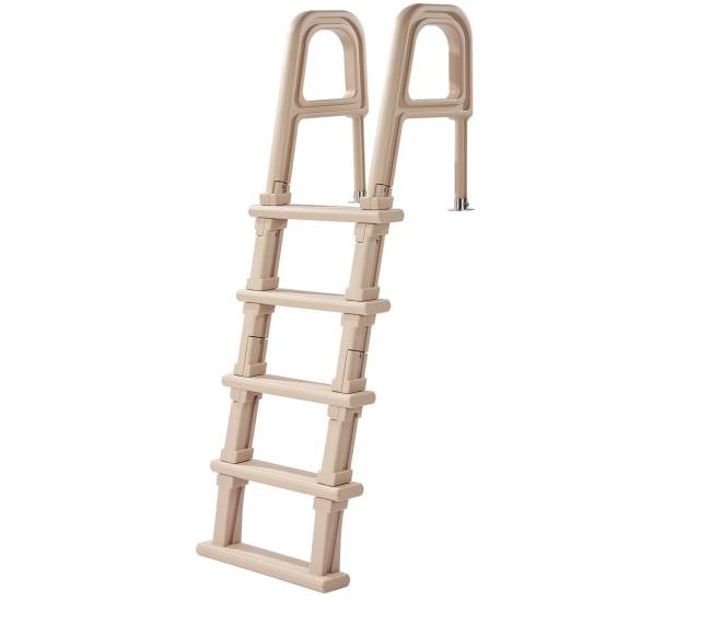 Baseino kopėčios su 5 pakopomis ir turėklais0