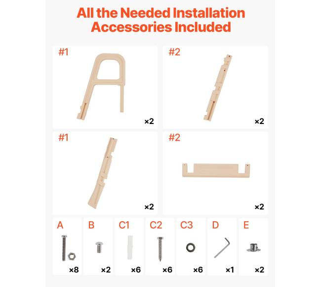Baseino kopėčios su 5 pakopomis ir turėklais5