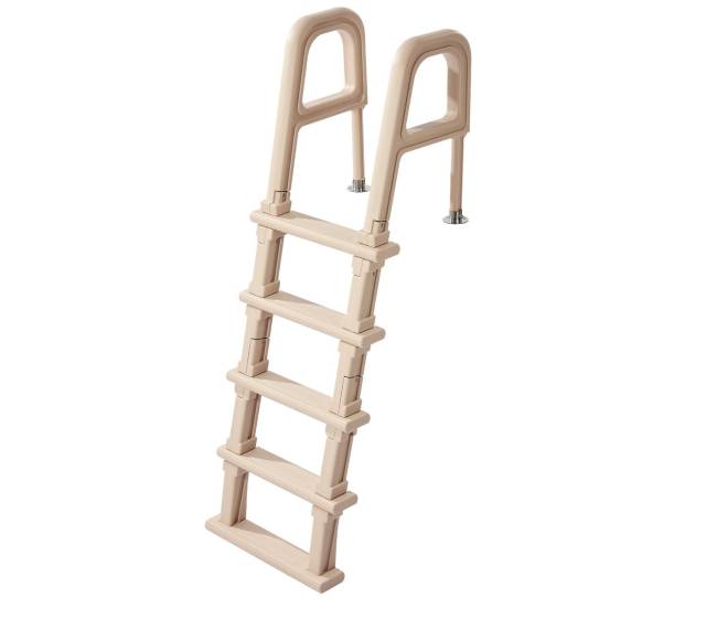 Baseino kopėčios su 5 pakopomis ir turėklais9