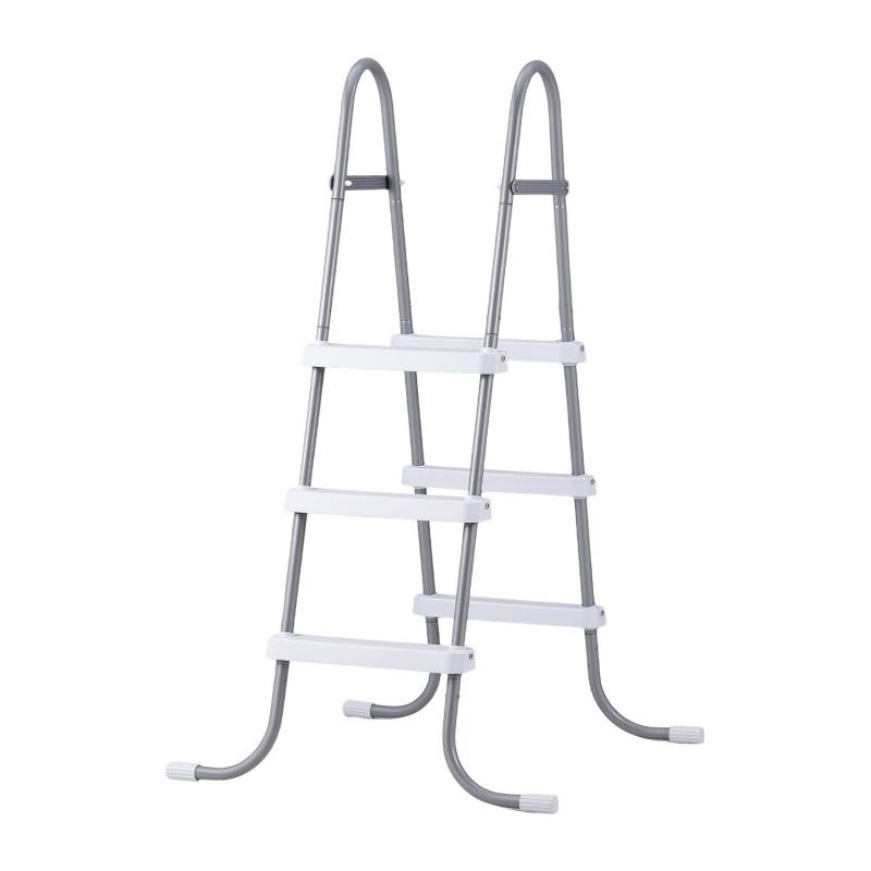 Laiptai antžeminiam baseinui, 3 laiptelių plieninė kopėčia0