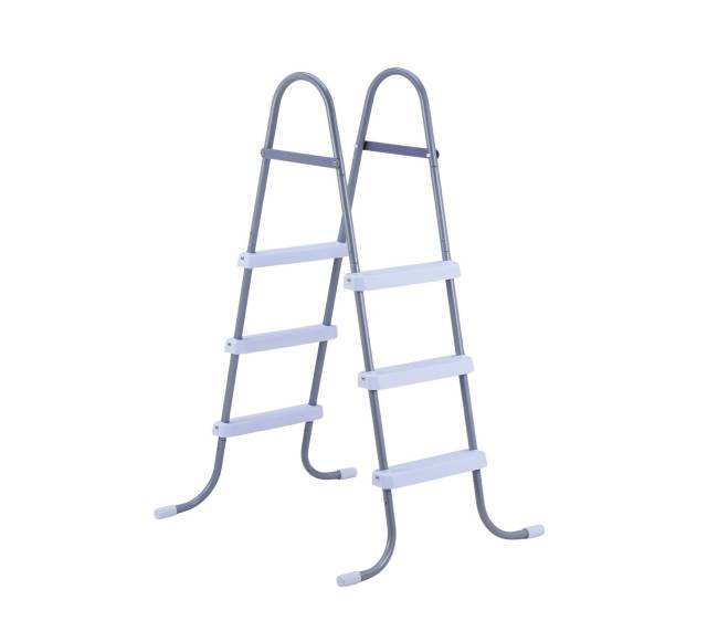 Laiptai antžeminiam baseinui, 3 laiptelių plieninė kopėčia10