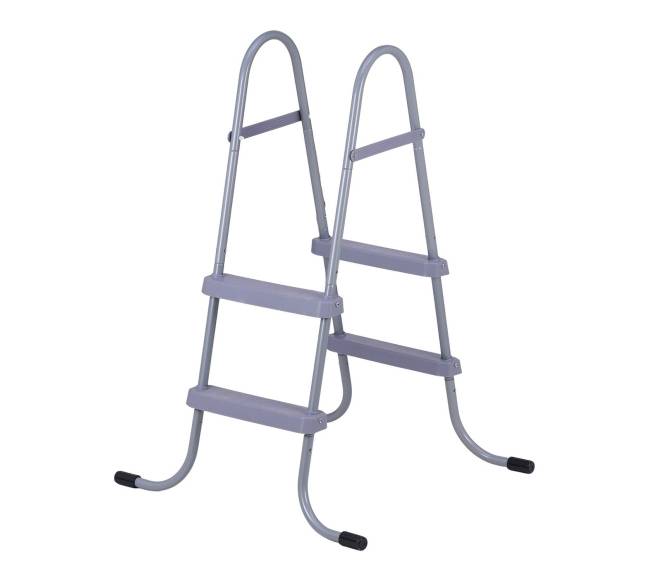 Antžeminės baseino kopėčios, plieninis dviejų pakopų0