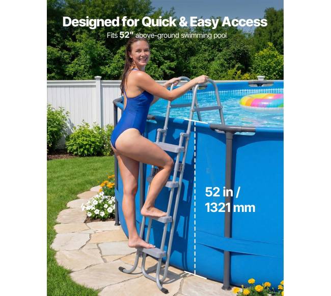 4 pakopų plieninės kopečios baseinui1