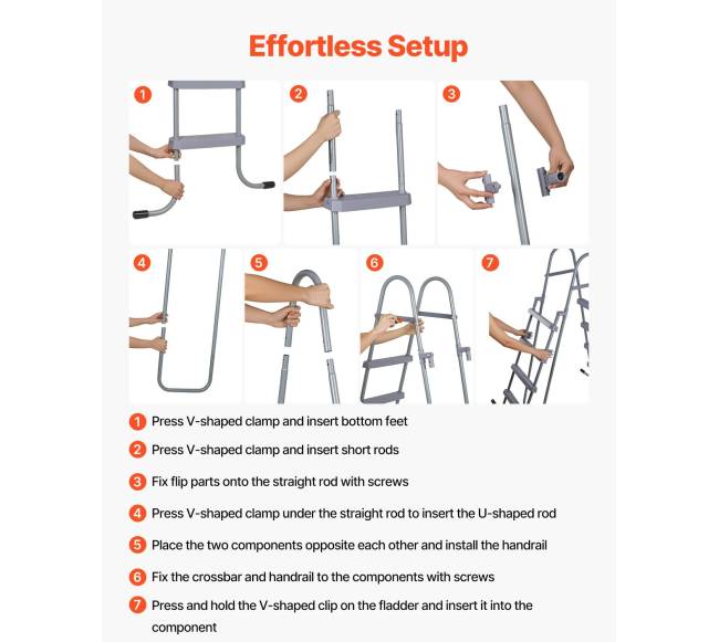 4 pakopų plieninės kopečios baseinui5