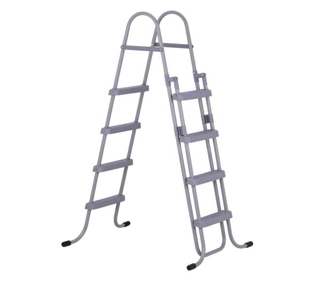 4 pakopų plieninės kopečios baseinui10