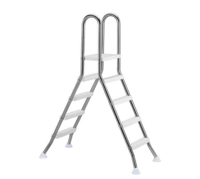 Viršžeminės baseino kopėčios 125 cm aukščio sienai8