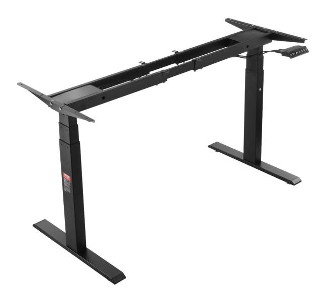 Elektrinis reguliuojamas stalo rėmas 65-129 cm H juodas0