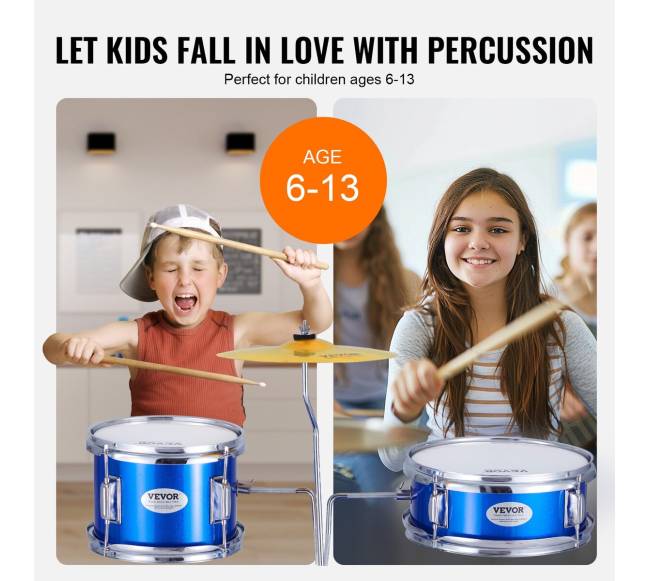 Vaikiškas būgnų komplektas 3 dalių mėlynas3