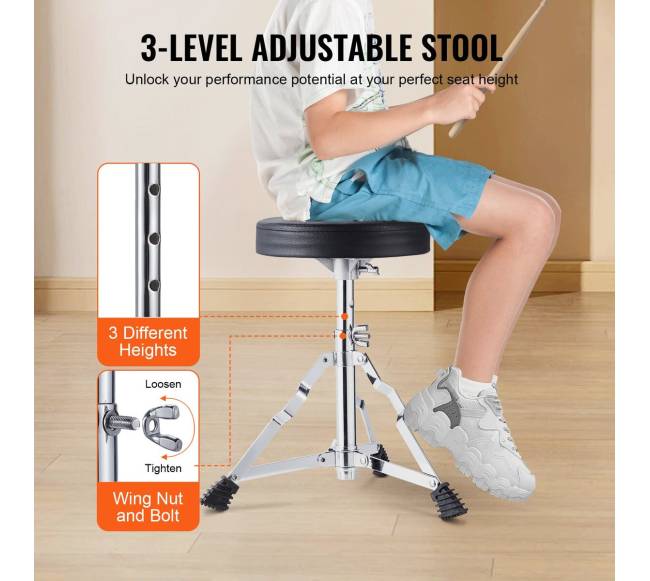 Vaikiškas būgnų komplektas 3 dalių mėlynas4