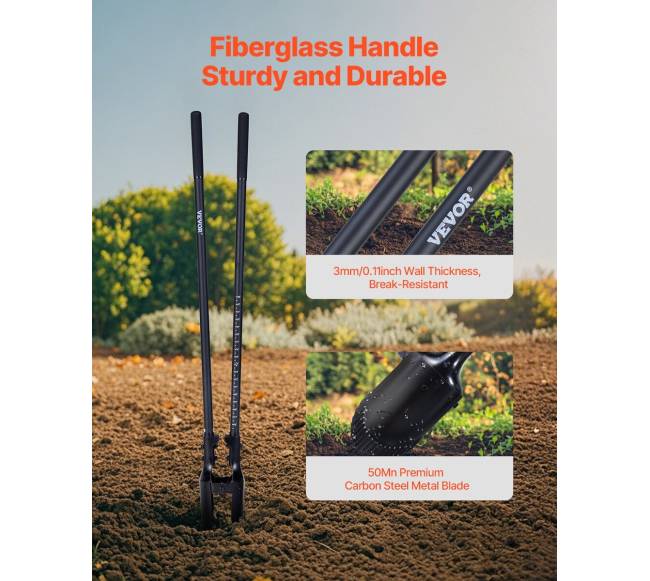 Dujotiekio kasimo įrankis su stiklo pluošto rankena1