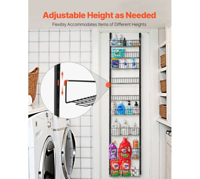 9 dalių už durų sandėliuko organizatorius2