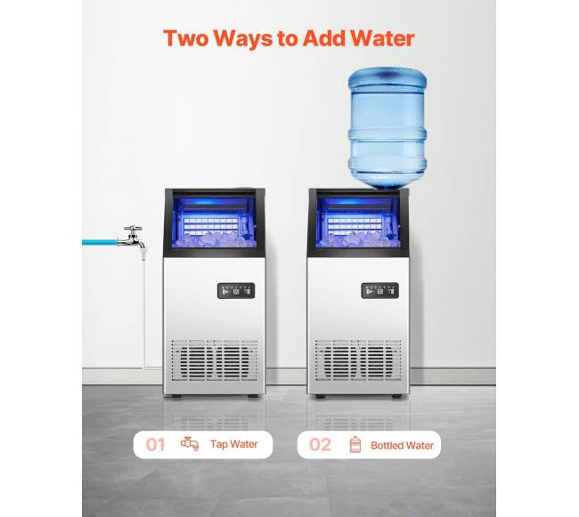 Kompaktiška ledukų mašina 36 ledo kubeliai4