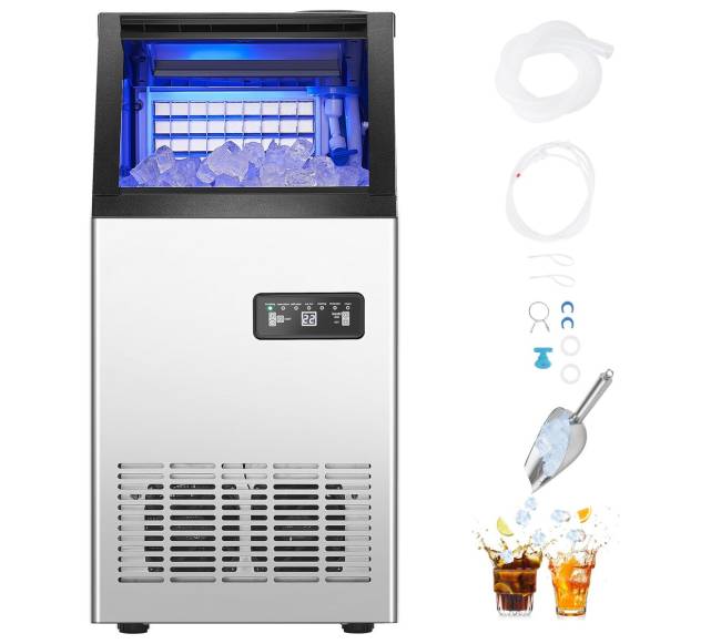 Kompaktiška ledukų mašina 36 ledo kubeliai8