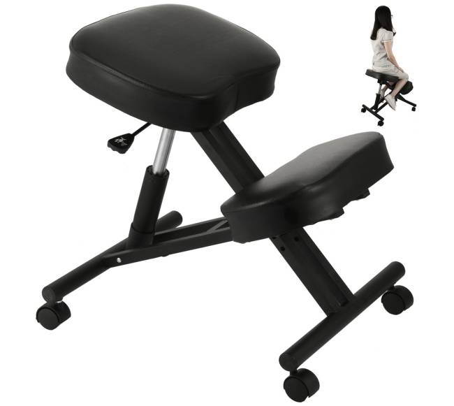 Reguliuojama ergonominė klūpimo kėdė0