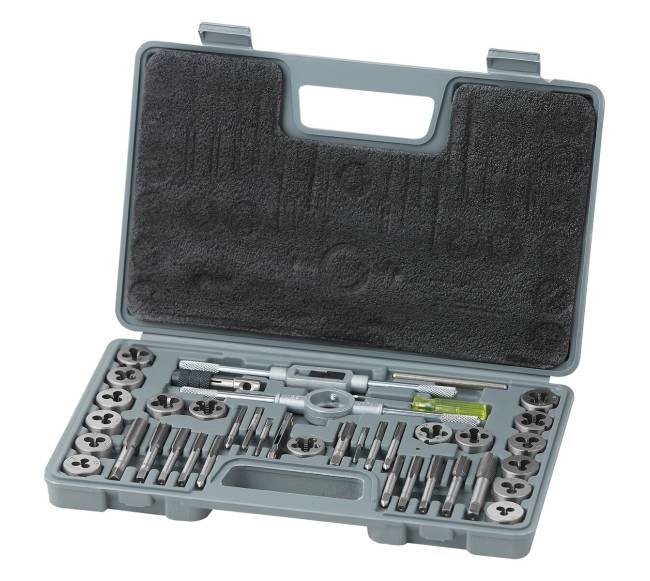 40 dalių sriegimo įrankių komplektas0