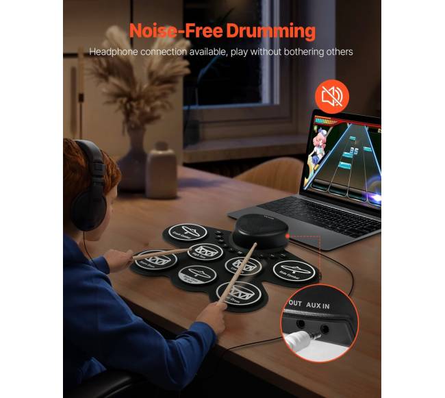 Elektrinis būgnų rinkinys vaikams3