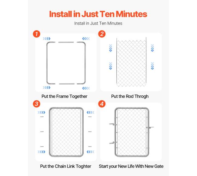 Segmentinės tvoros vartai 2-6 m x 4 m be stulpų2