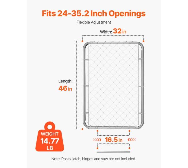 Segmentinės tvoros vartai 2-6 m x 4 m be stulpų3