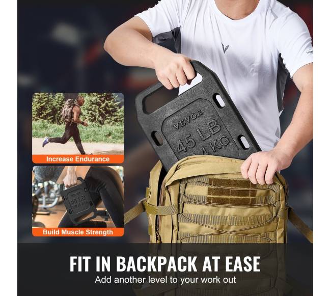 Ketaus svorio plokštė su rankena 20,4 kg4