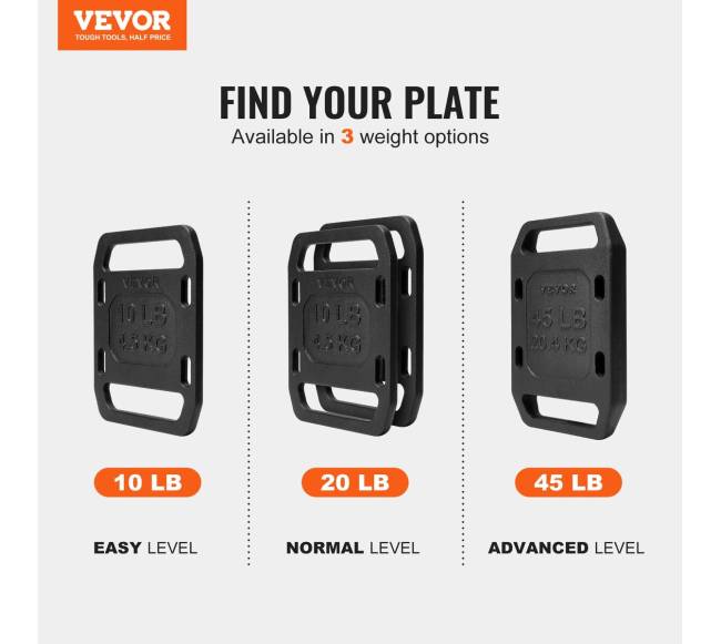 Ketaus svorio plokštė su rankena 20,4 kg6