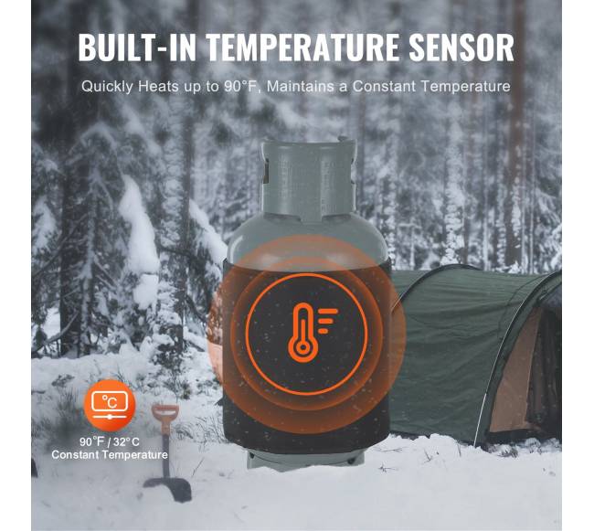 Izoliuotas dujų baliono šildytuvas 120W3