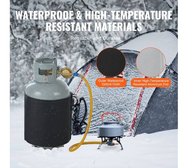 Izoliuotas dujų baliono šildytuvas 120W4