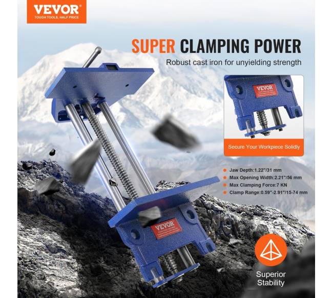 Medžio darbų spaustuvai 33 cm su greitu atleidimu2