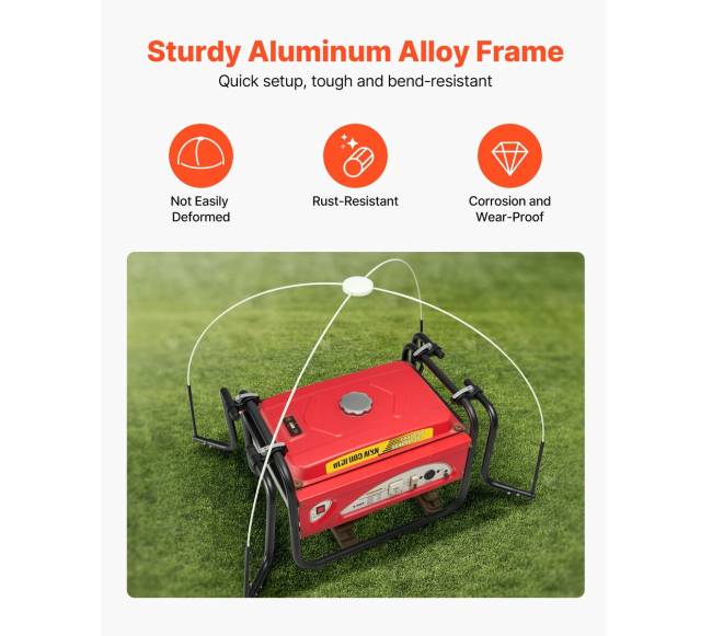 Universalus generatoriaus dangtelis nuo lietaus6