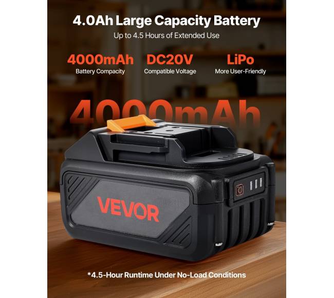 20V max baterija ir įkroviklis 4.0 Ah1