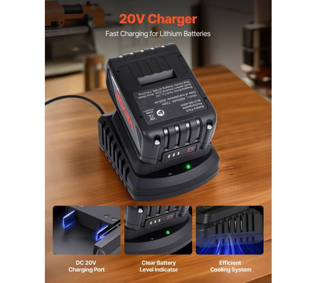 20V max baterija ir įkroviklis 4.0 Ah2