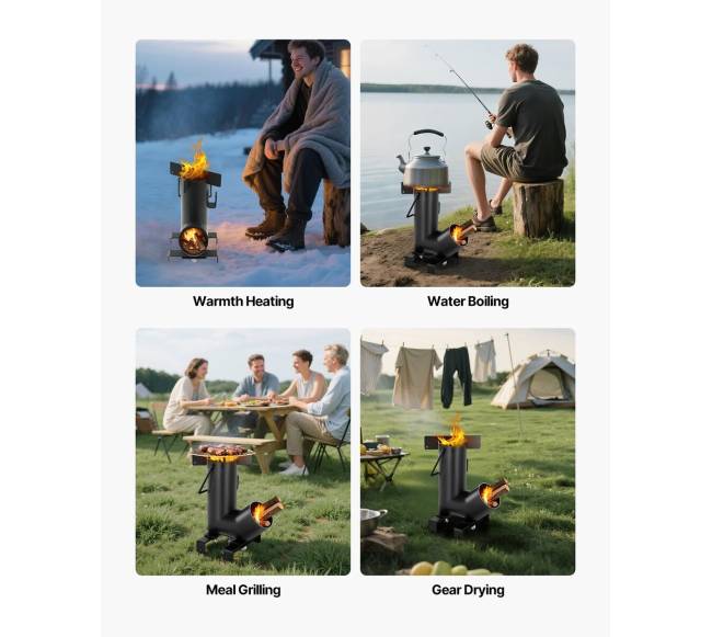 Nešiojama raketinė krosnelė su maišeliu2