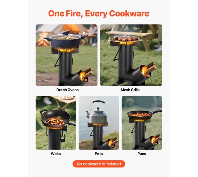 Nešiojama raketinė krosnelė su maišeliu4