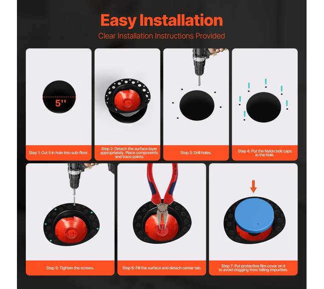 Laisvai statoma vonios nutekėjimo sistema su PVC adapteriu4