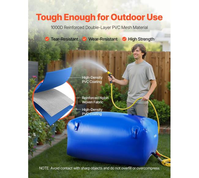 Vandens saugojimo talpa 400L2