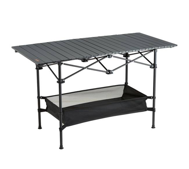 Sulankstomas kempingo stalas su laikymo krepšiu0