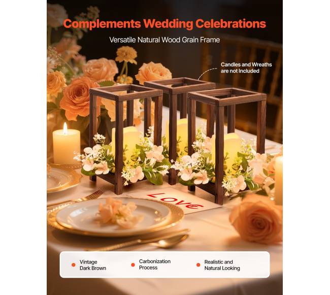 24 mediniai žibintai vestuvėms1