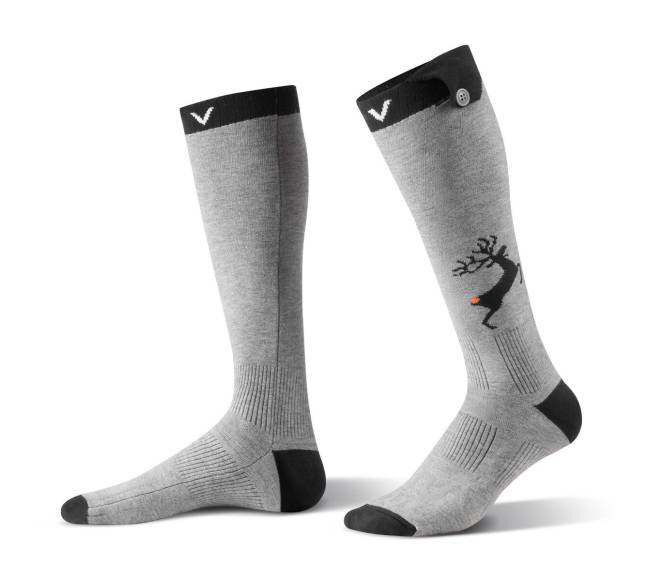 Įkraunamos šildomos kojinės su programėle0