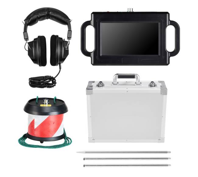 Vandens nutekėjimo detektorius su LCD ekranu0