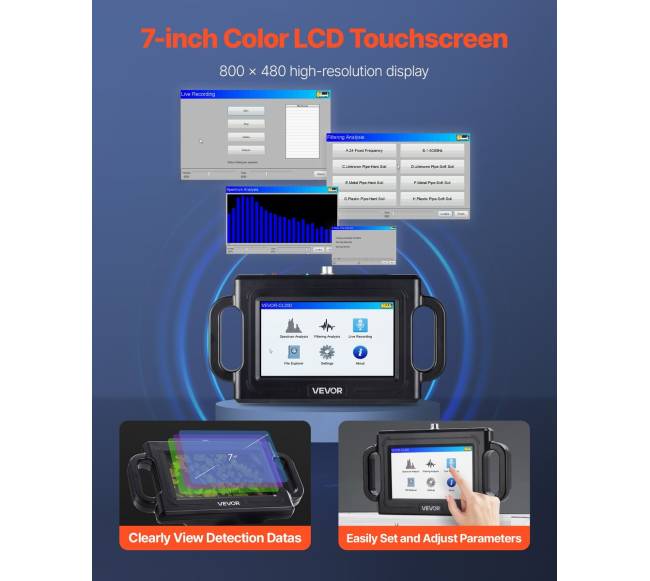 Vandens nutekėjimo detektorius su LCD ekranu2