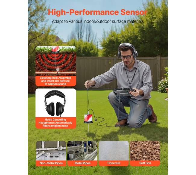 Vandens nutekėjimo detektorius su LCD ekranu3