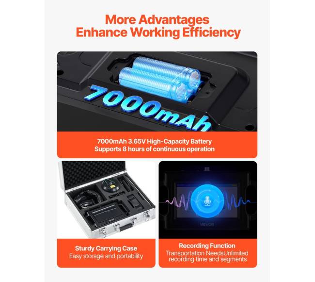 Vandens nutekėjimo detektorius su LCD ekranu5