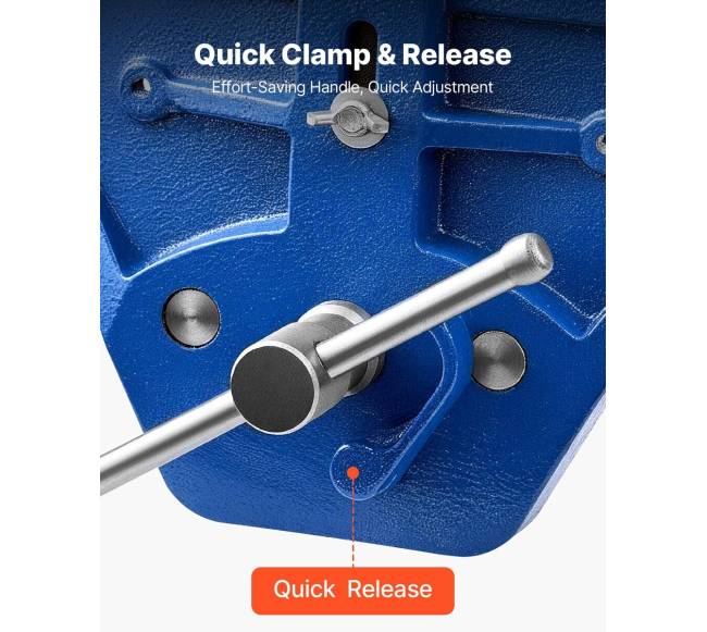 Medžio apdirbimo spaustuvas su greitu atleidimu4