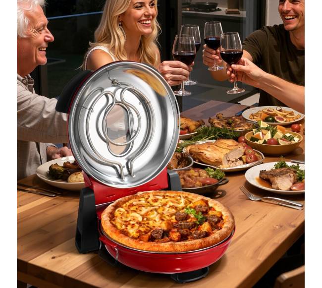 Elektrinė picų krosnelė su akmenine kaitinimo plokšte7