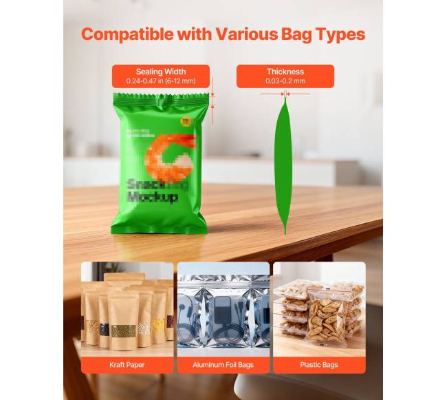 Nuolatinio maišelių uždarymo aparatas su spauda3